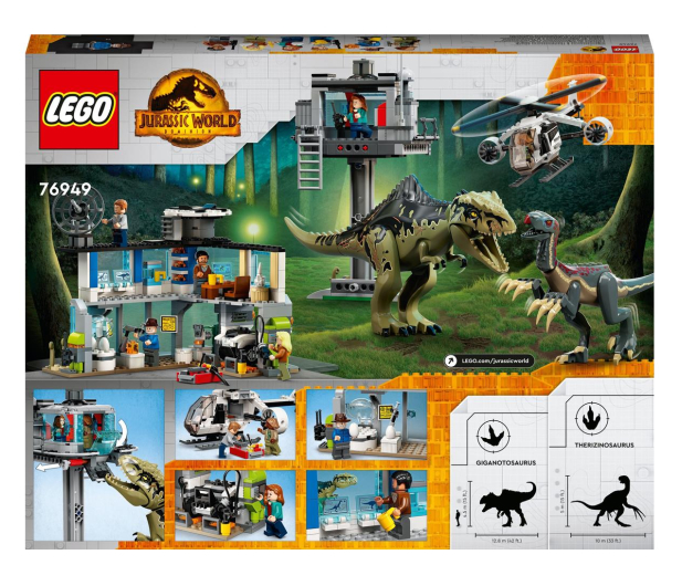 LEGO Jurassic World 76949 Atak giganotozaura i terizinozaura - 1037689 - zdjęcie 7